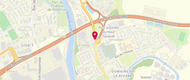 Plan de Intermarché LEATWO, Rue des Moissons (Zone Aménagement du Touquet), 59520 Marquette-lez-Lille