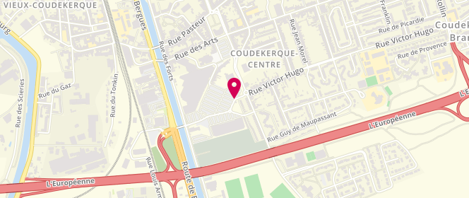 Plan de Cora, Rue Jacquard, 59210 Coudekerque-Branche